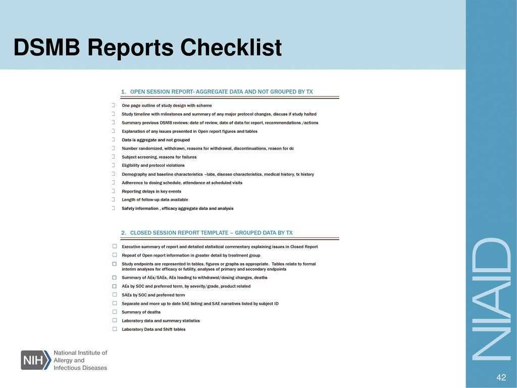 Investigator Training - ppt download Inside Dsmb Report Template