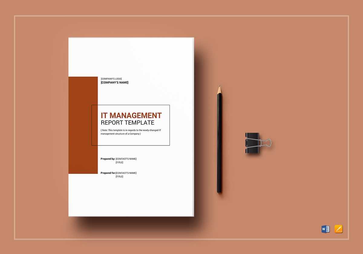 IT Management Report Template in Word, Google Docs, Apple Pages Pertaining To It Management Report Template