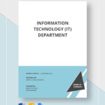 IT Report Template – Google Docs, Word, Apple Pages  Template