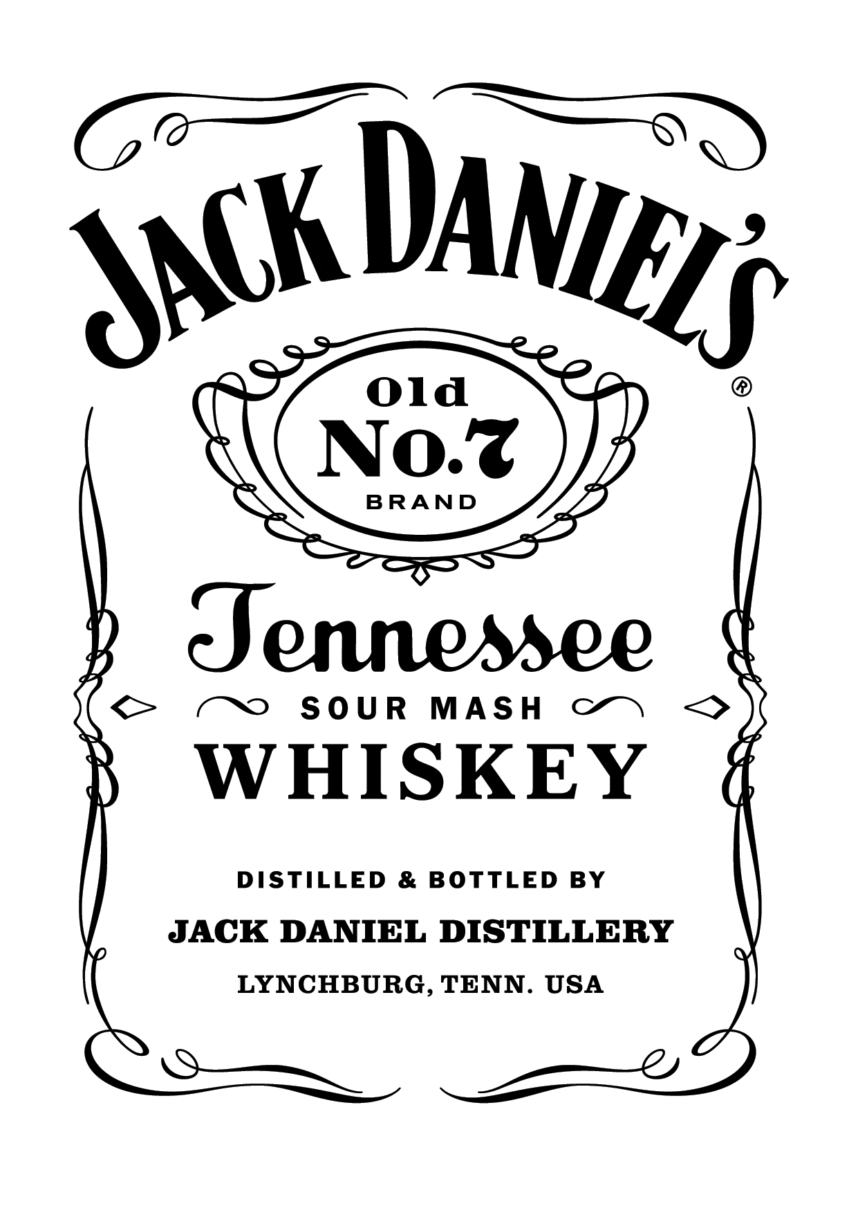 Jack Daniels Logo Png - Free Transparent PNG Logos Pertaining To Blank Jack Daniels Label Template