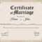 Keepsake Marriage Certificate Design Template In PSD, Word Throughout Blank Marriage Certificate Template