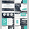 Keynote Style Business Presentation Vector Template