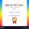 Kids Summer Camp Diploma Or Certificate Template Vector Image Inside Free Vbs Certificate Templates