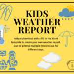 Kids Weather Report Template Throughout Kids Weather Report Template