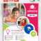 Kindergarten, Preschool And Kids Flyer And Brochure Design For Daycare Brochure Template