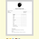 Kindergarten Quarterly Report Card Template – Illustrator, Word  Intended For Kindergarten Report Card Template