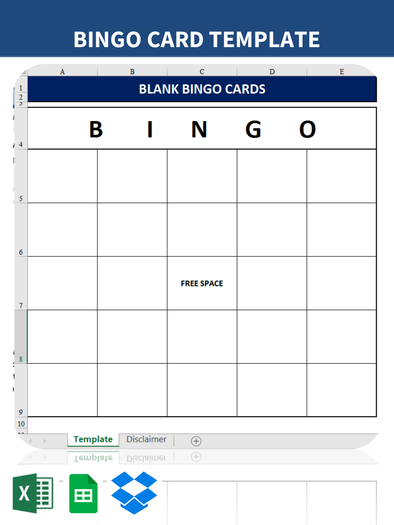 Kostenloses Blank Bingo Cards Pertaining To Blank Bingo Card Template Microsoft Word