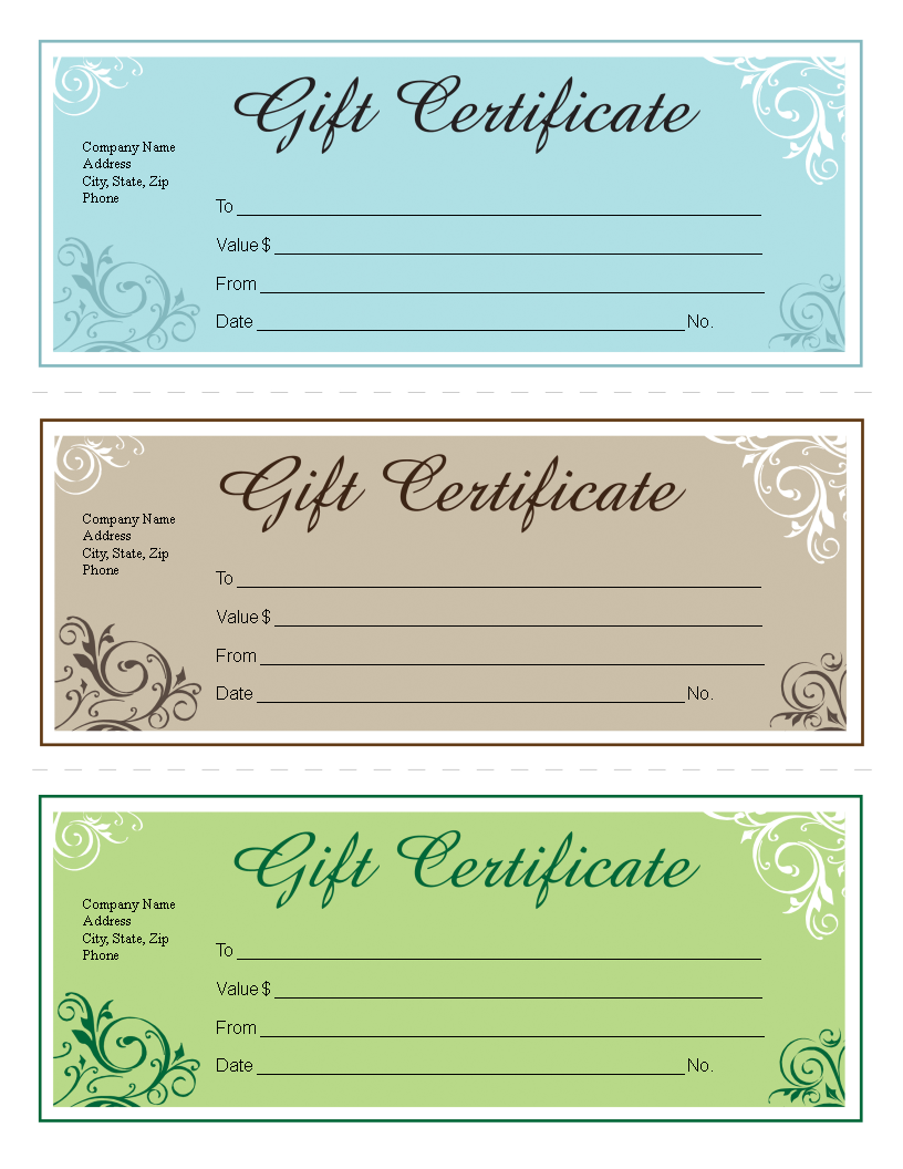 Kostenloses Gift Certificate Template Free Editable For Microsoft Gift Certificate Template Free Word