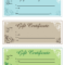 Kostenloses Gift Certificate Template Free Editable Intended For Present Certificate Templates