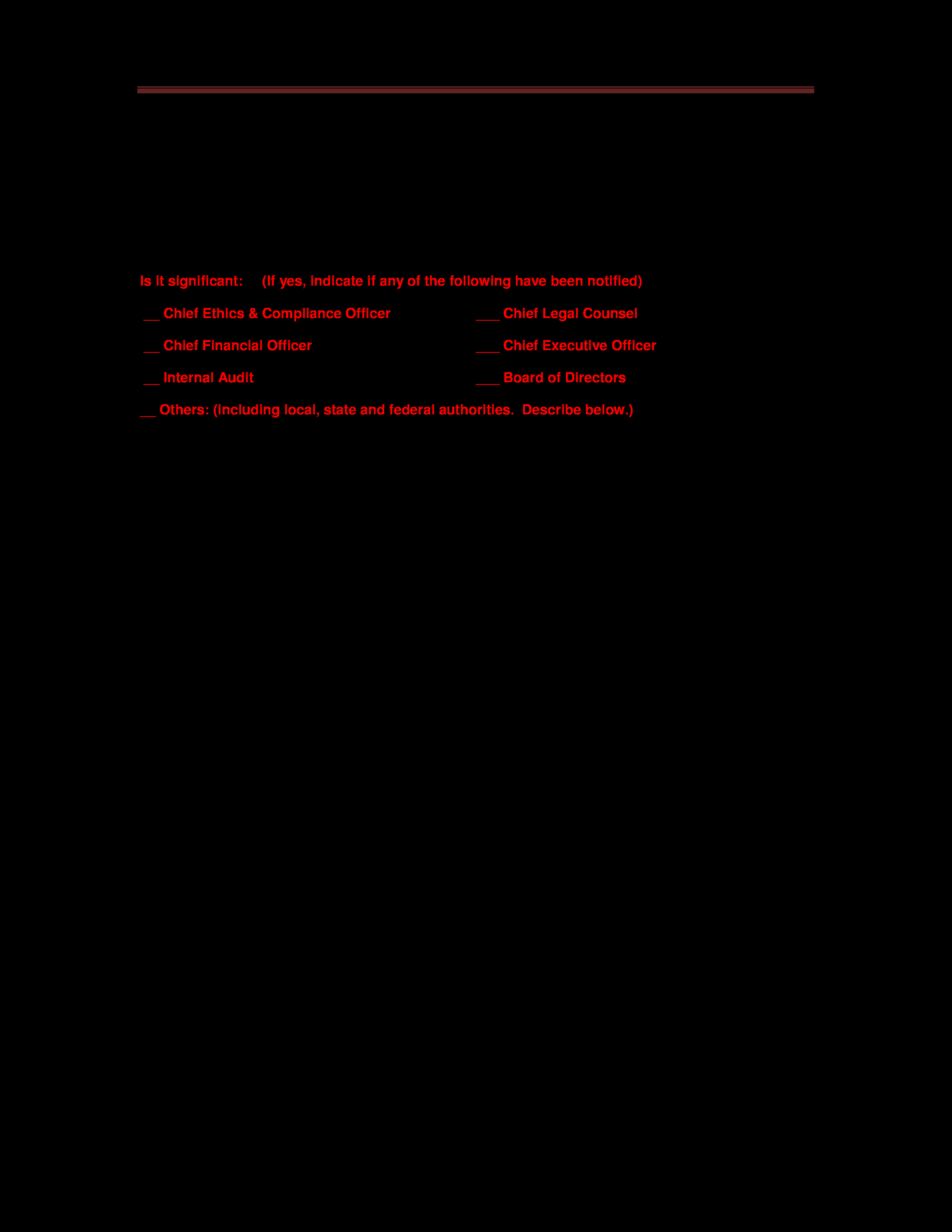 Kostenloses Internal Investigation Report With Regard To Hr Investigation Report Template