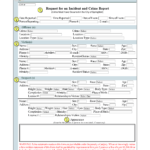 Kostenloses Police Crime Report Within Crime Scene Report Template