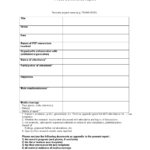 Kostenloses Press Conference Report For Conference Report Template