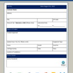 Kostenloses Service Report Pertaining To Customer Contact Report Template