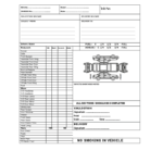 Kostenloses Vehicle Inspection Form Inside Vehicle Inspection Report Template