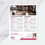 KW Immobilien Markt Update Flyer Vorlage, Immobilien Flyer Vorlage, Seiten Und PowerPoint Vorlage, Marktbericht Flyer, 10,10 “x 10” Pertaining To Real Estate Report Template