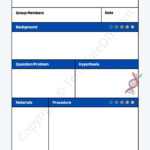 Lab Report Template Blank Printable [PDF, Excel & Word] In Biology Lab Report Template