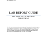 Lab Report Template – The Advanced Fluid Mechanic Was Conducted On  Pertaining To Engineering Lab Report Template