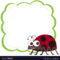 Ladybug On Note Template Royalty Free Vector Image In Blank Ladybug Template