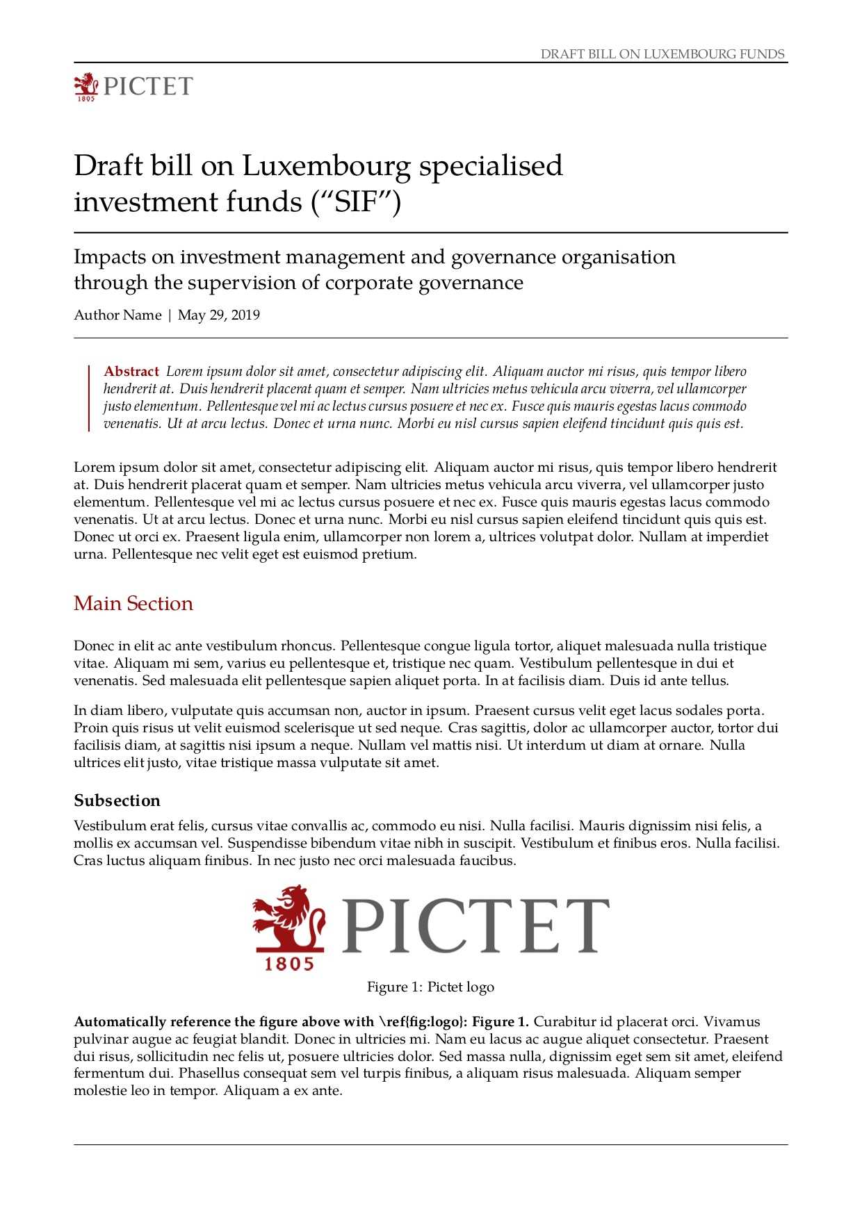 LaTeX Typesetting – Showcase Of Previous Work For Technical Report Latex Template