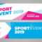 Layout Banner Template Design For Winter Sport Event, Tournament  For Event Banner Template