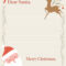 Letter To Santa  Martha Stewart Throughout Blank Letter From Santa Template