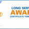 Long Service Award Certificate Template, Sample Format Throughout Long Service Certificate Template Sample