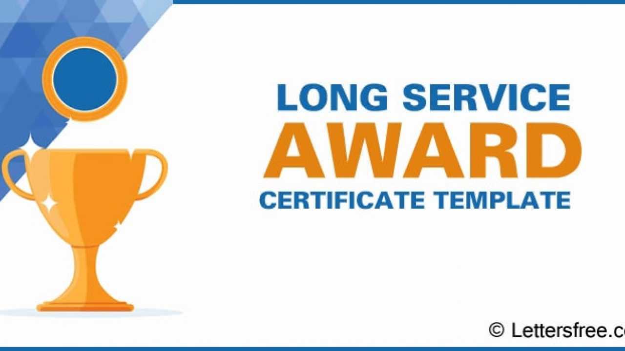 Long Service Award Certificate Template, Sample Format Throughout Long Service Certificate Template Sample