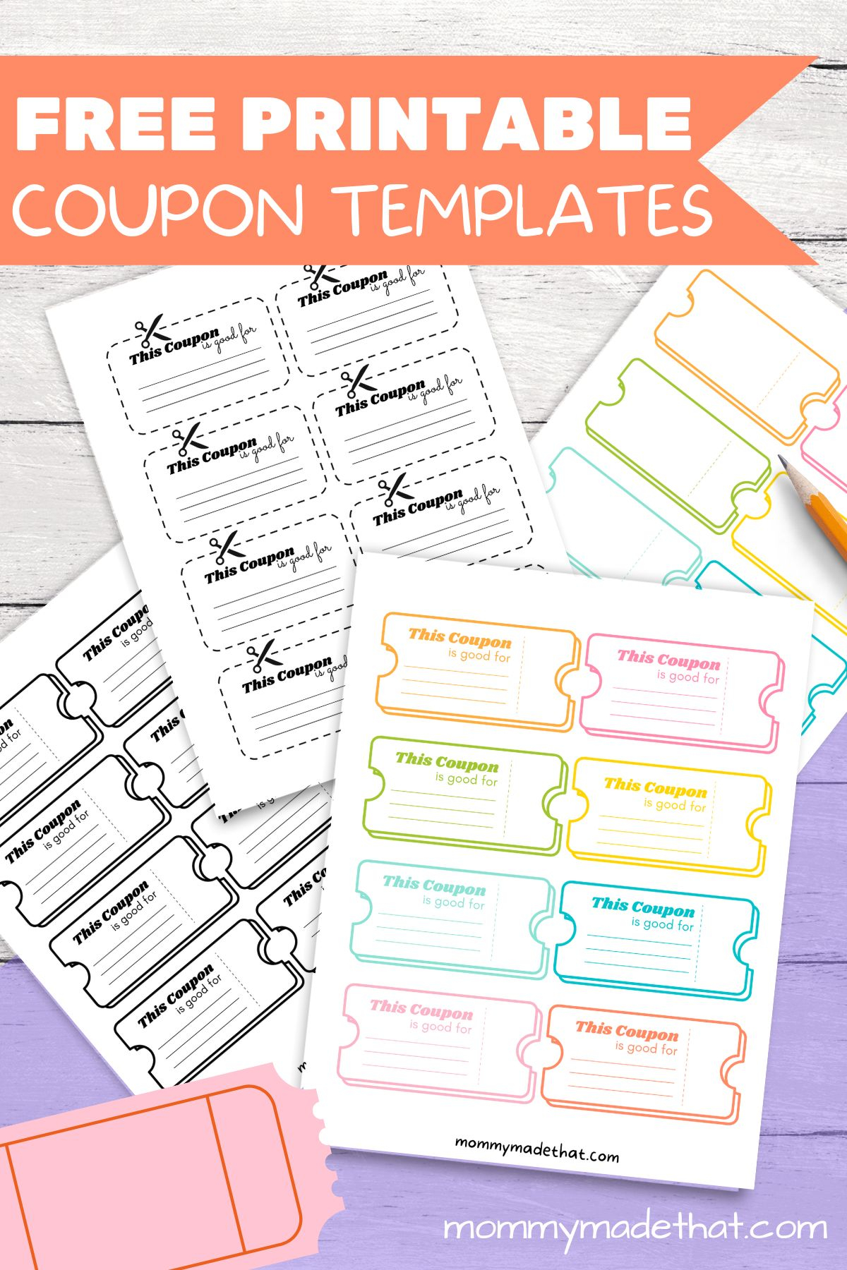 Lots Of Blank Coupon Templates (Free Printables!) Regarding Blank Coupon Template Printable