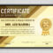 Luxury Certificate Template Design Free Download – GraphicsFamily Inside Design A Certificate Template