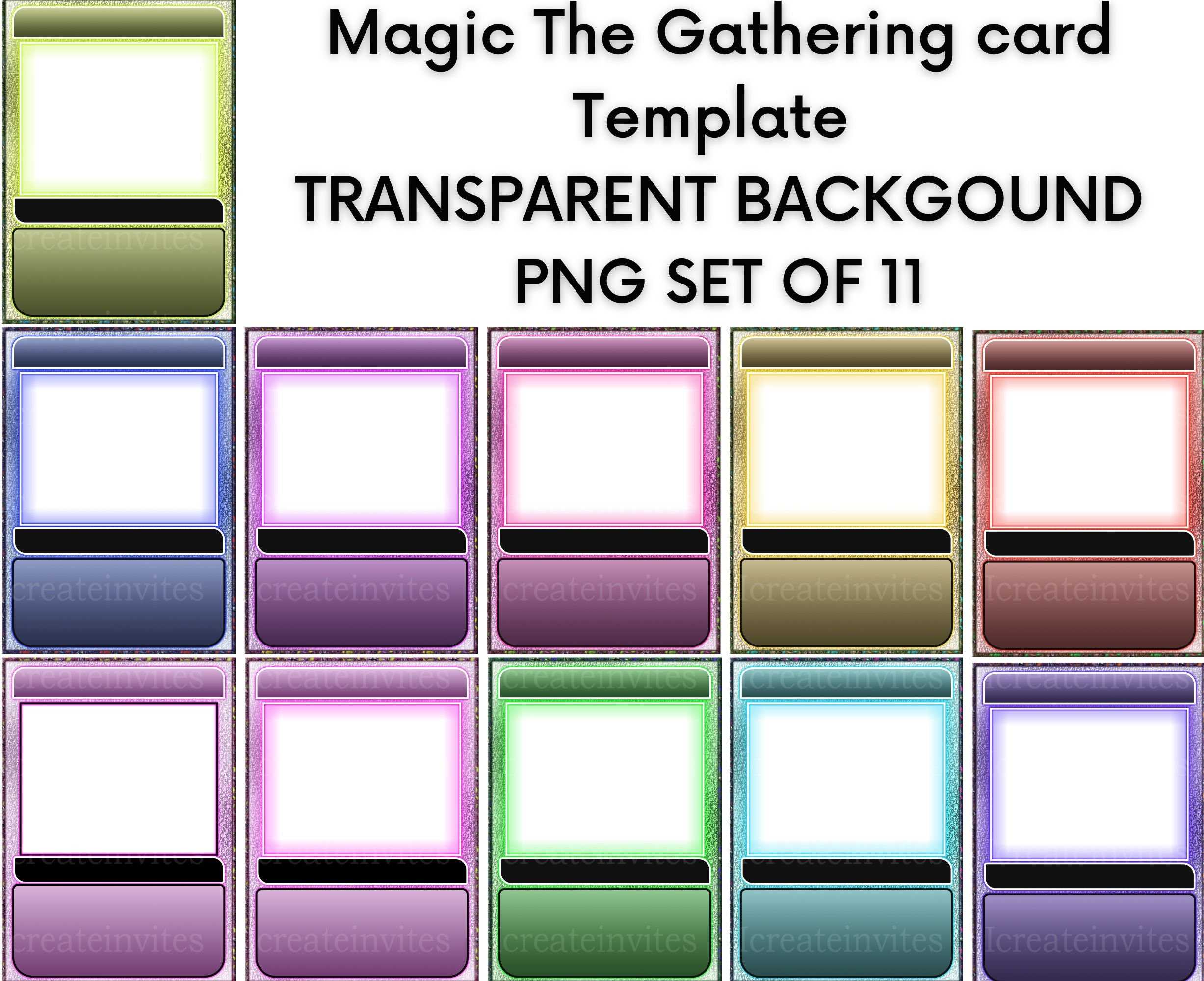 Magic the Gathering Card Template Trading Card Bundle - Etsy Inside Blank Magic Card Template Magic the Gathering Card Template Trading Card Bundle - Etsy Inside Blank Magic Card Template