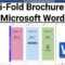 Make A Tri Fold Brochure In Word Throughout Free Tri Fold Brochure Templates Microsoft Word