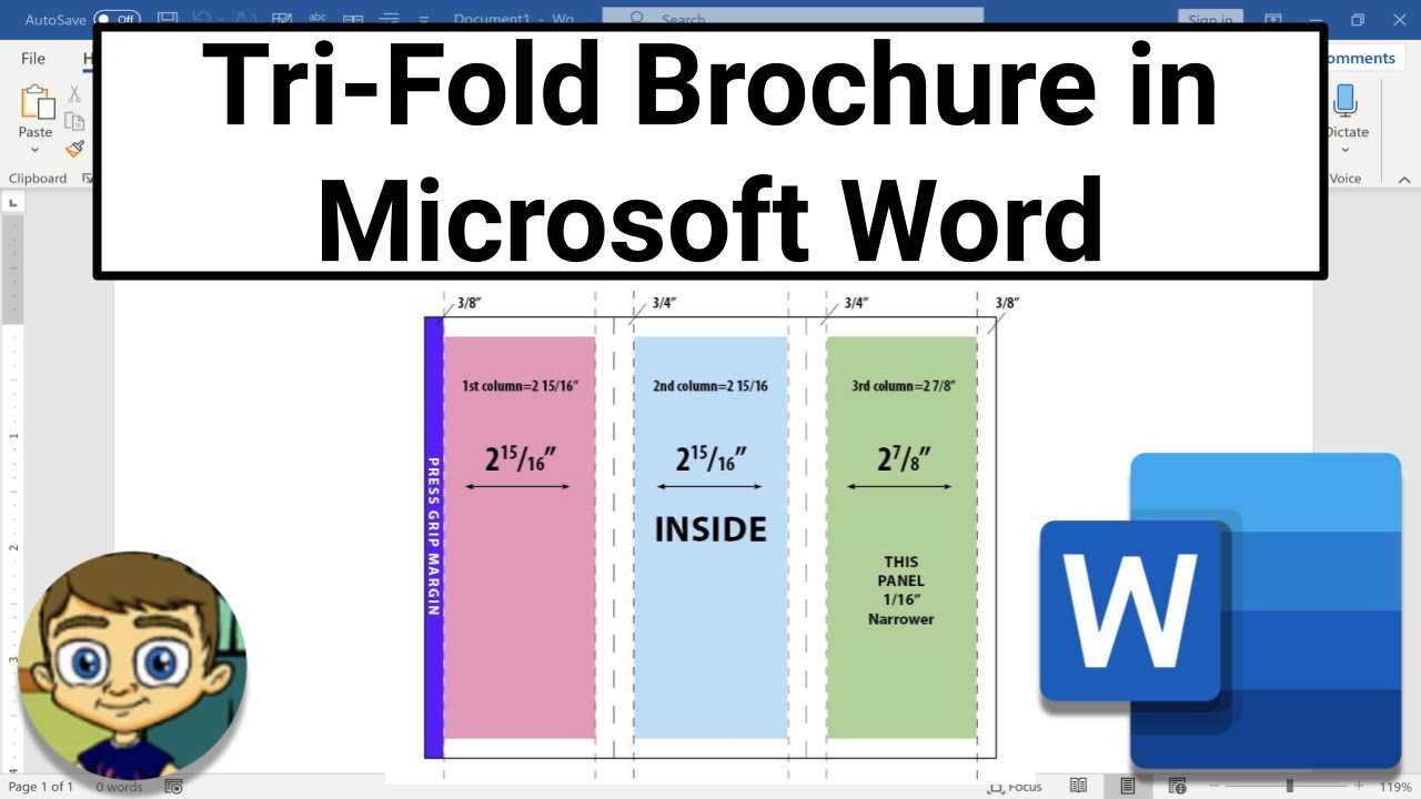 Make A Tri Fold Brochure In Word Throughout Free Tri Fold Brochure Templates Microsoft Word