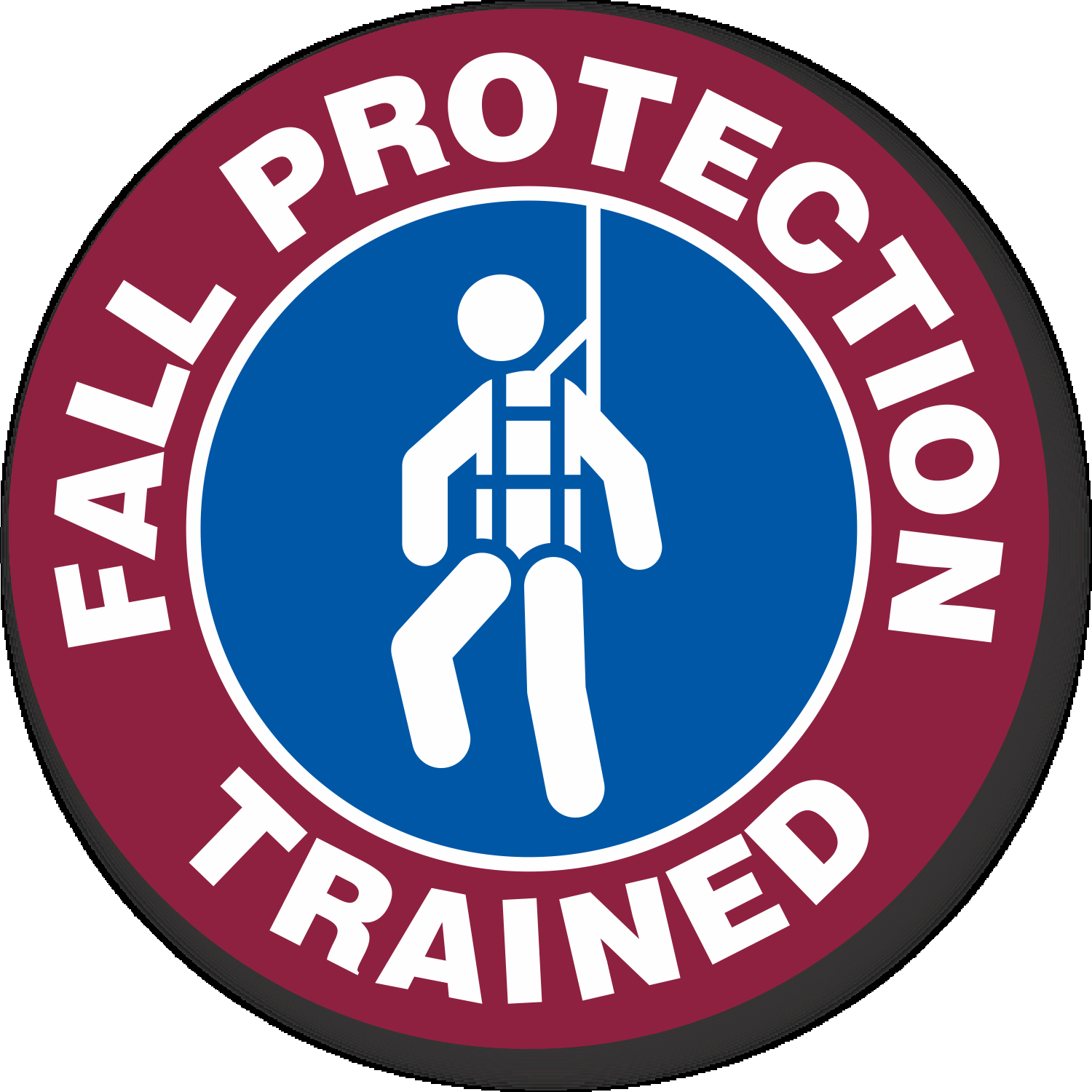 Make Everyone Know Who Is Trained In Fall Protection. Use A “FALL  PROTECTION TRAINED” Hard Hat Decals That Are Proven To Last