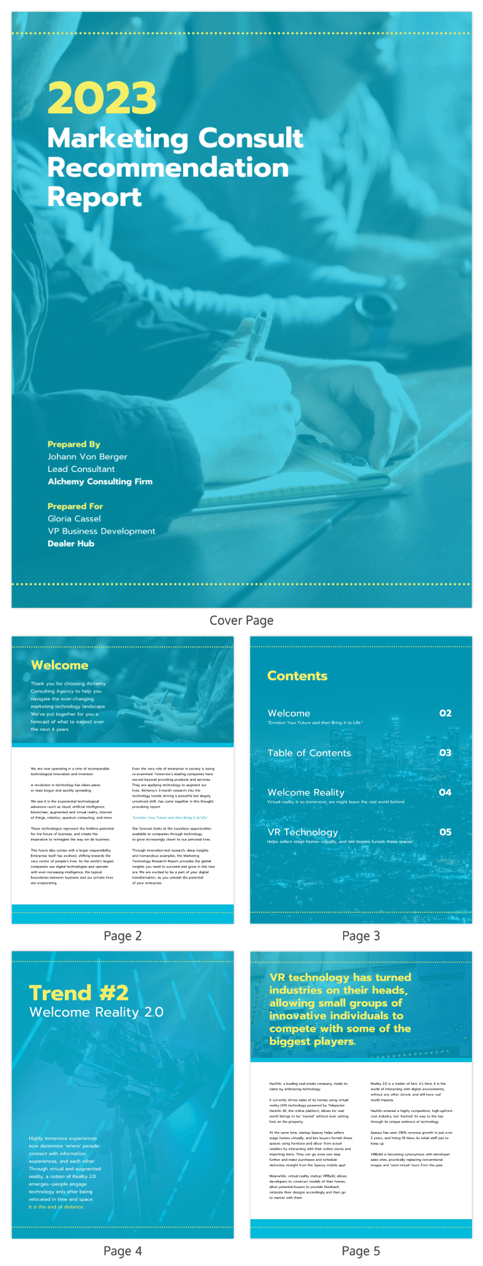 Marketing Consult Recommendation Report Template With Recommendation Report Template
