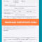Marriage Certificate Translation $10 Pp Delivery Same Day No Extra  With Marriage Certificate Translation Template