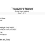 MASNA » Club Accounting 10 Within Treasurer Report Template