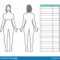 Measure Body Template Stock Illustrations – 10 Measure Body  Within Blank Body Map Template