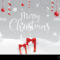 Merry Christmas banner, christmas template with text space Stock