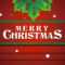 Merry Christmas Banner Template With Red Wood Background 10  For Merry Christmas Banner Template