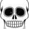 Mexican Sugar Skull Template Stock Vector – Illustration Of Throughout Blank Sugar Skull Template