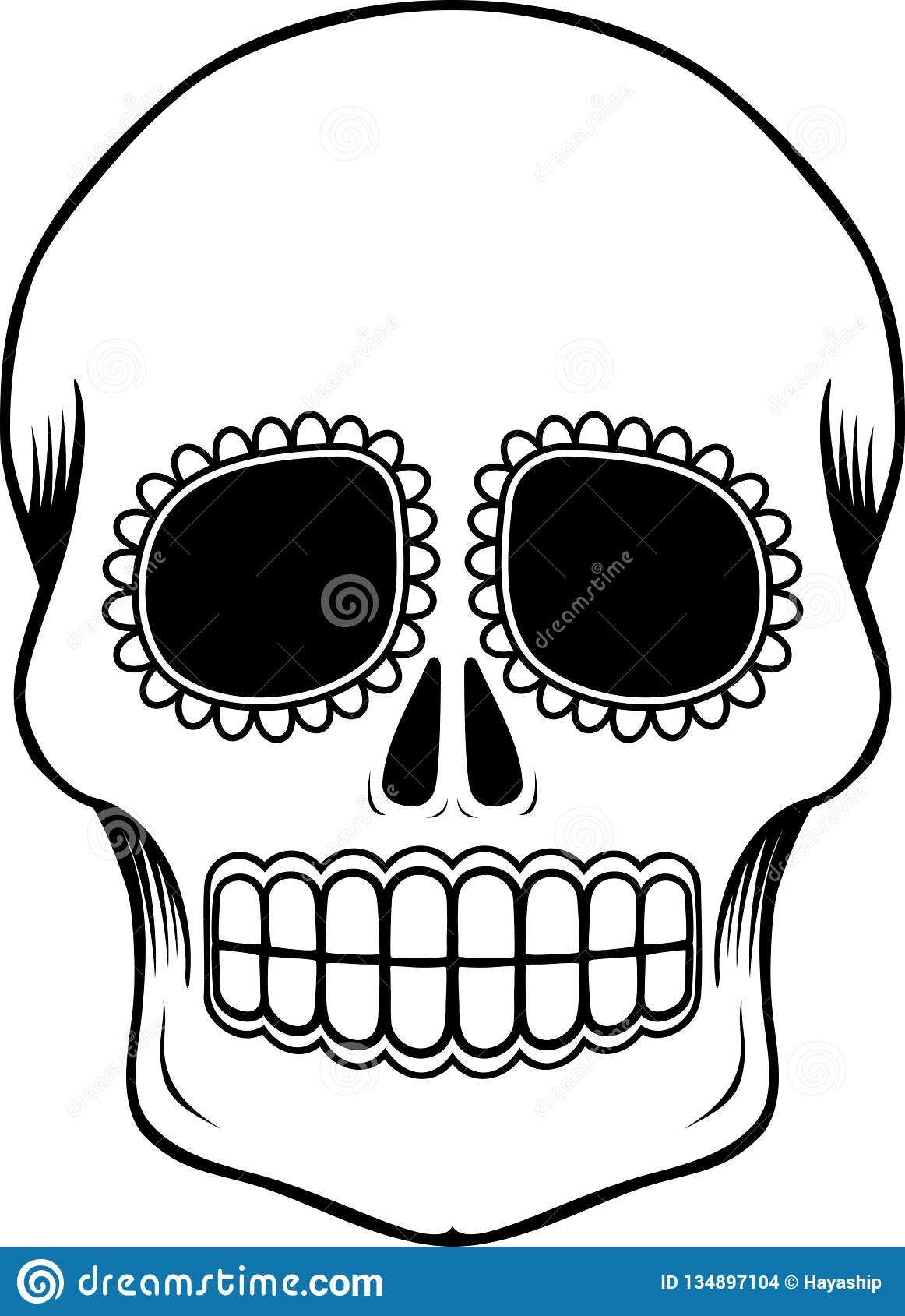 Mexican Sugar Skull Template Stock Vector - Illustration of Throughout Blank Sugar Skull Template Mexican Sugar Skull Template Stock Vector - Illustration of Throughout Blank Sugar Skull Template