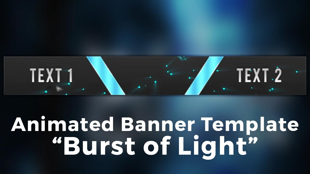 Minecraft Server Banner Template (GIF) - "Burst of Light" In Minecraft Server Banner Template