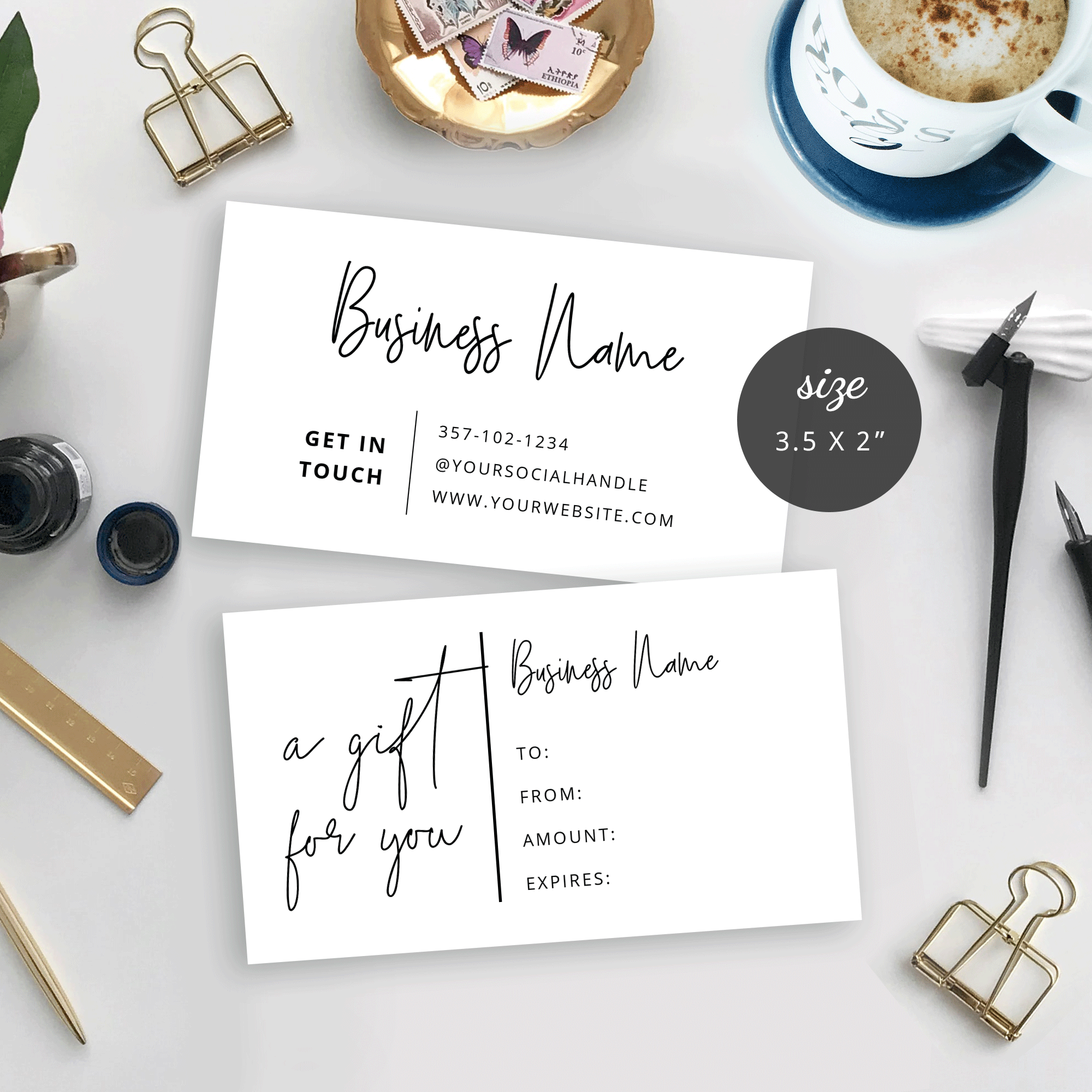 Mini Gift Certificate Template - Printable Minimalist Gift Voucher Pertaining To Small Certificate Template Mini Gift Certificate Template - Printable Minimalist Gift Voucher Pertaining To Small Certificate Template