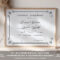Minimalist Marriage Certificate Template Wedding Keepsake – Etsy  With Regard To Certificate Of Marriage Template