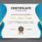 Modern certificate award template design vector illustration