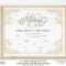 Modern Wedding Certificate Template Editable Printable – Etsy In Blank Marriage Certificate Template