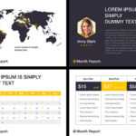 Month Report Powerpoint Template Pertaining To Monthly Report Template Ppt