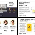 Month Report Powerpoint Template With Monthly Report Template Ppt