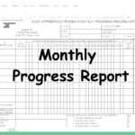 Monthly Progress Report(MPR) Spreadsheet - Online Civil