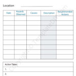 Monthly Report Template Blank Printable [PDF, Excel & Word] Intended For Monthly Activity Report Template